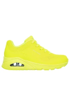 Sneakers Gialle da Donna Skechers Uno-Night Shades