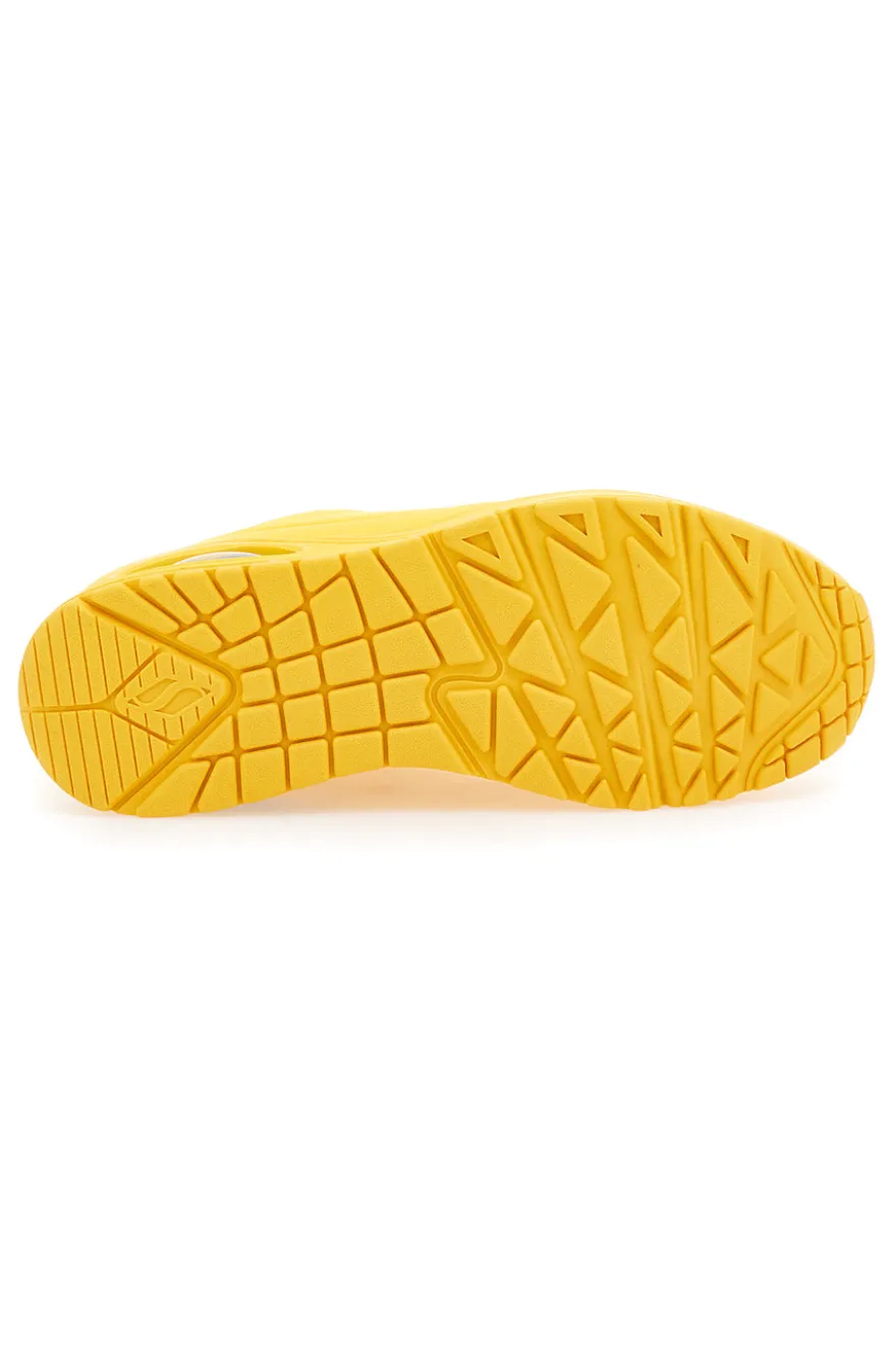 Sneakers Gialle da Donna Skechers Uno-Stand on Air
