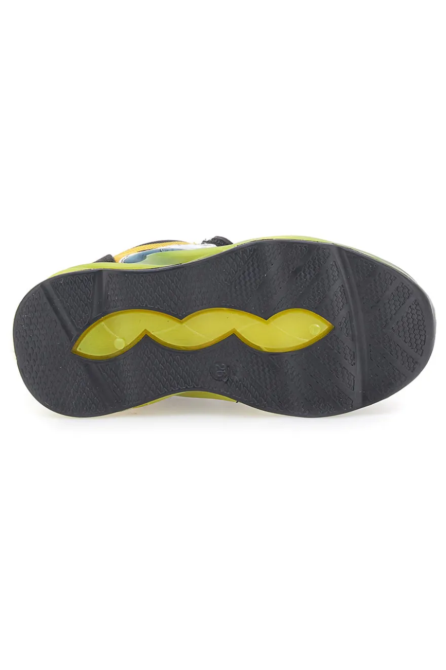 Sneakers Gialle e Nere Con Strappo Batman W1020205