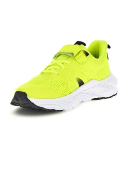Sneakers Gialle fluo con chiusura a strappo in tessuto traspirante Diadora Snipe 4 Jr
