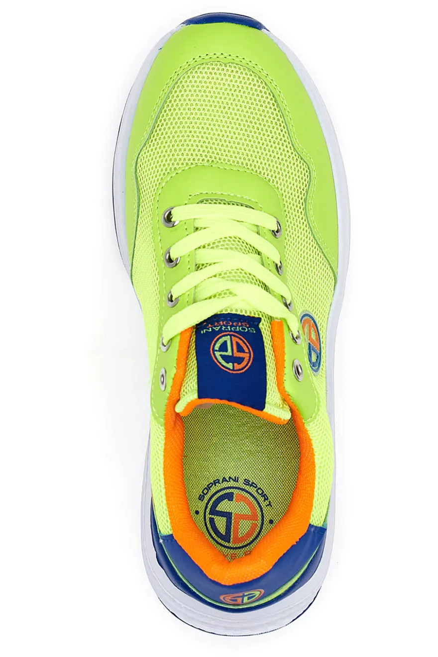 Sneakers Giallo Lime Soprani Sport 216318
