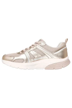 Sneakers gold con inserti in mesh Skechers Bobs Vamos