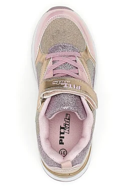 Sneakers Gold e Rosa Pitt Kids 23558