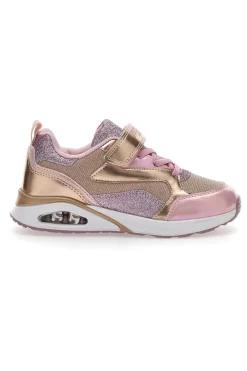 Sneakers Gold e Rosa Pitt Kids 23558