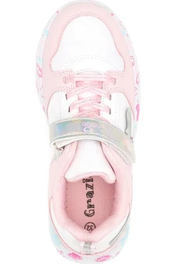 Sneakers Grazie 2280 Bianche e Rosa