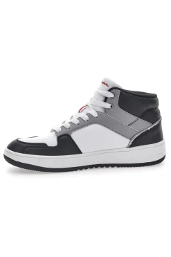 Sneakers Grigie Alte con Lacci Champion Rebound 2.0 Mid