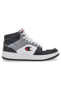 Sneakers Grigie Alte con Lacci Champion Rebound 2.0 Mid