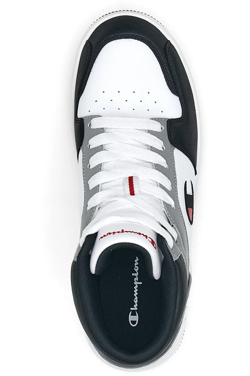 Sneakers Grigie Alte con Lacci Champion Rebound 2.0 Mid