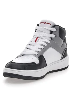 Sneakers Grigie Alte con Lacci Champion Rebound 2.0 Mid