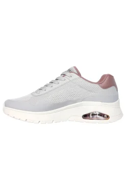 Sneakers Grigie Con Bolla ad Aria Skechers Uno Flex Spring On Air