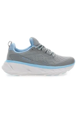 Sneakers grigie con dettagli azzurri ROUTE 66 RO51038D