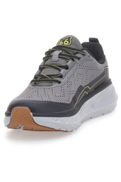 Sneakers grigie con dettagli fluo ROUTE 66 RO51811D