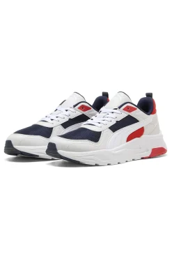 Sneakers Grigie con Dettagli Rossi e Blu PUMA Trinity 2 LT