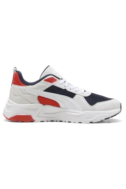 Sneakers Grigie con Dettagli Rossi e Blu PUMA Trinity 2 LT