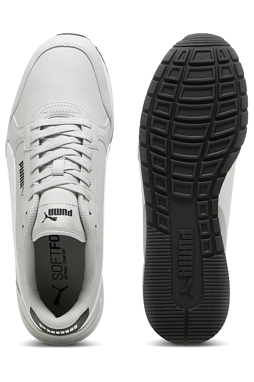 Sneakers grigie con dettagli bianchi e soletta SoftFoam+ Puma ST Runner v4 L