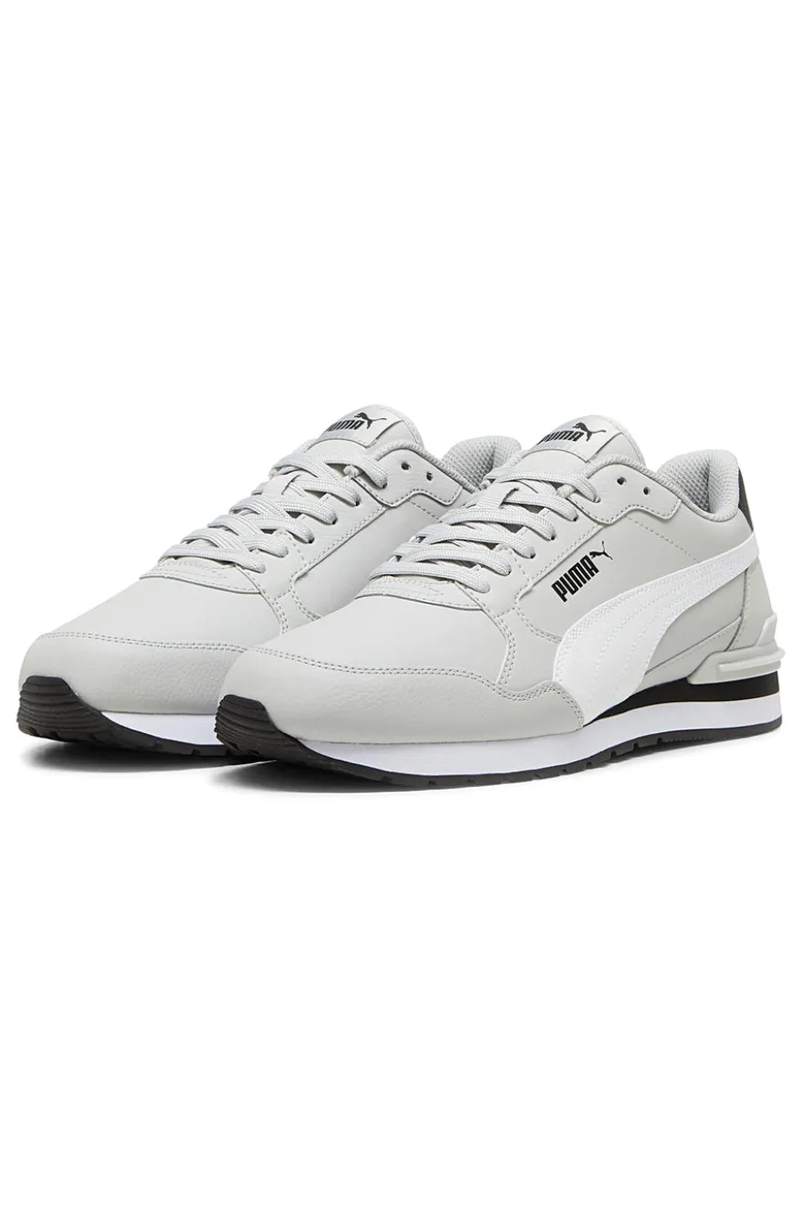 Sneakers grigie con dettagli bianchi e soletta SoftFoam+ Puma ST Runner v4 L