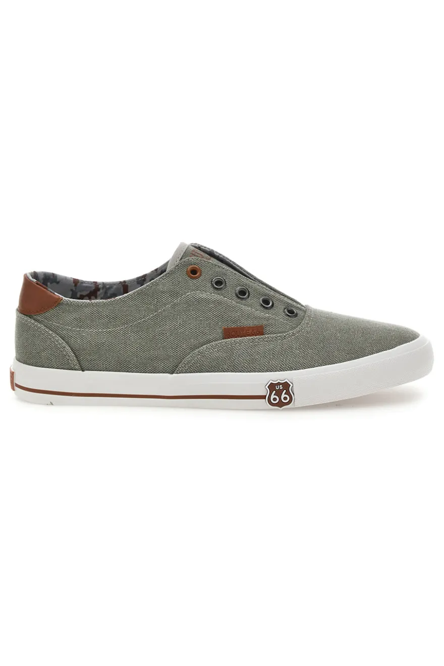 Sneakers Grigie con Elastico Frontale ROUTE 66 RO91414