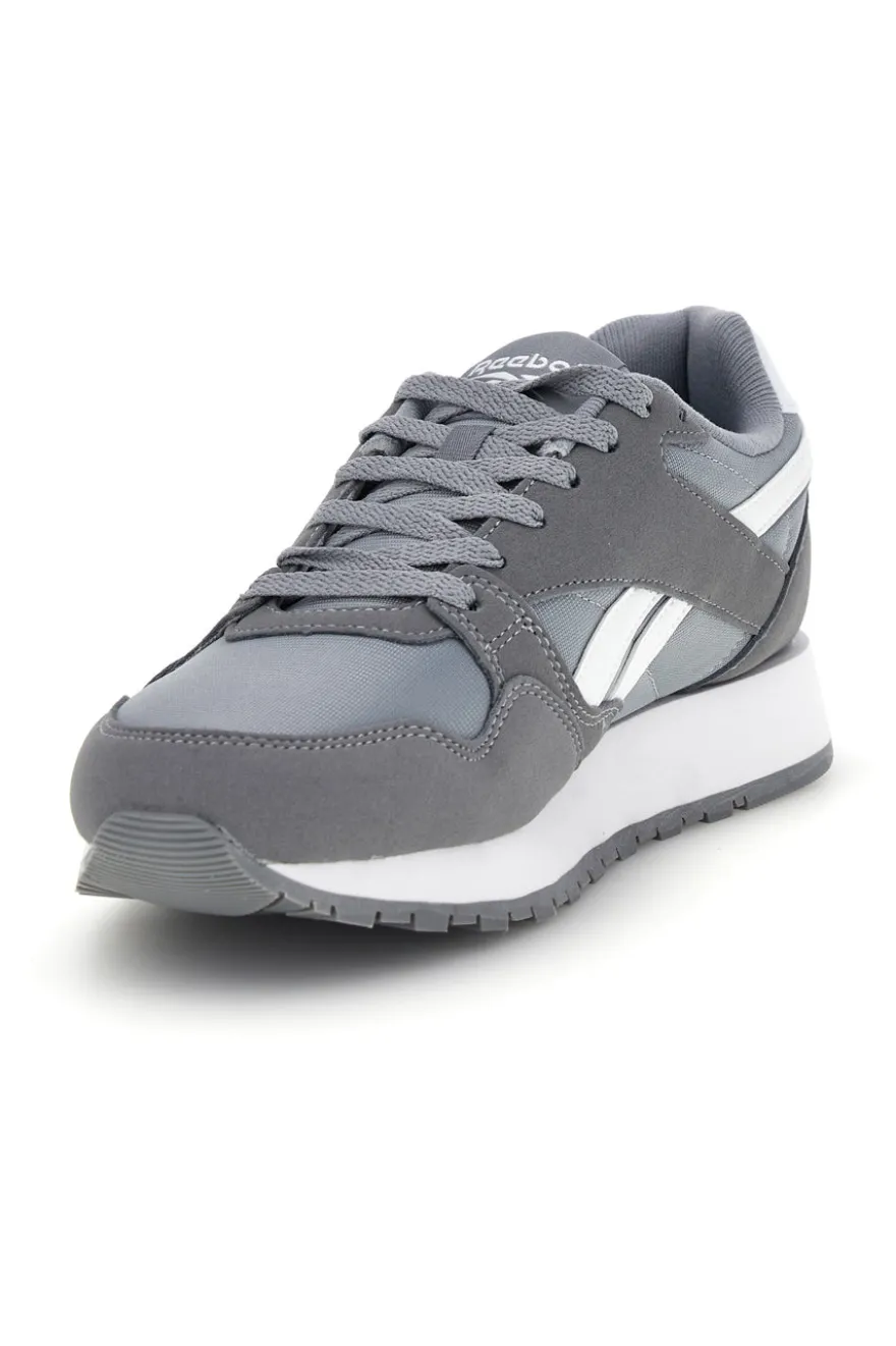 Sneakers grigie con inserti bianchi Reebok Prime event