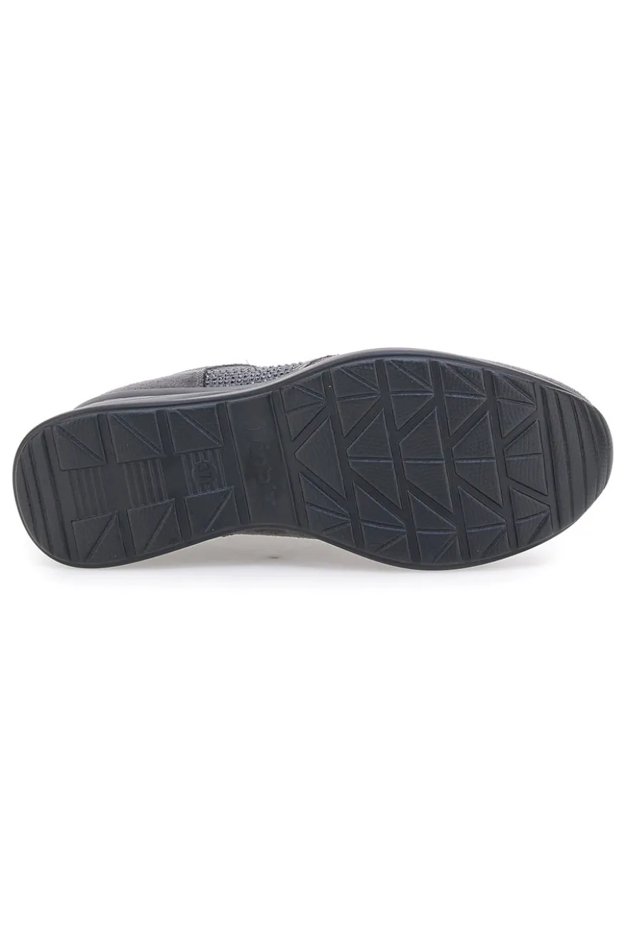 Sneakers grigie con Lacci e Platform INBLU IN402025