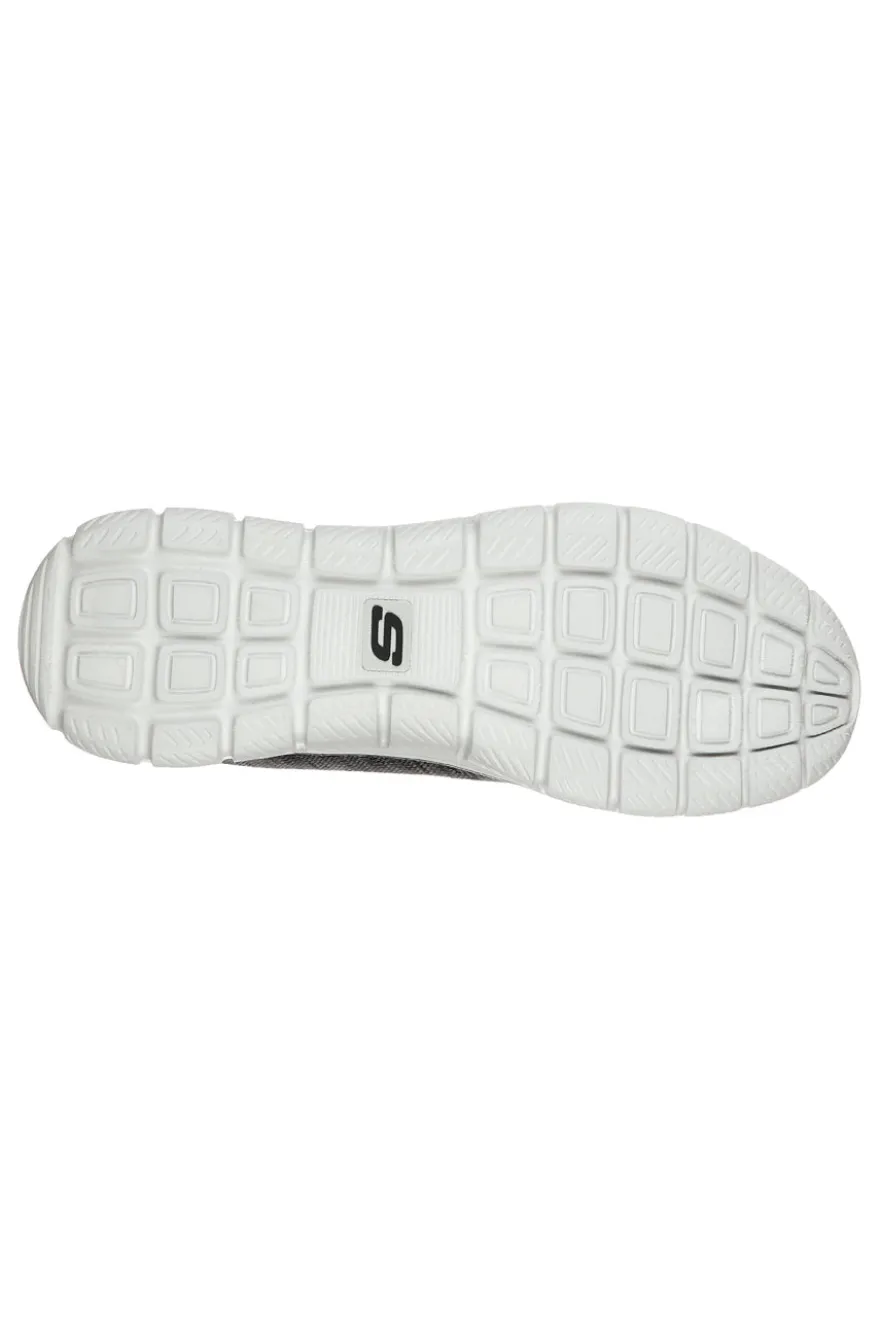 Sneakers Grigie Con Memory Foam Skeachers Track Front Runner