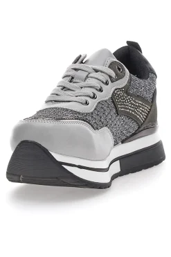 Sneakers Grigie Con Platform Miss Pappalea 23011