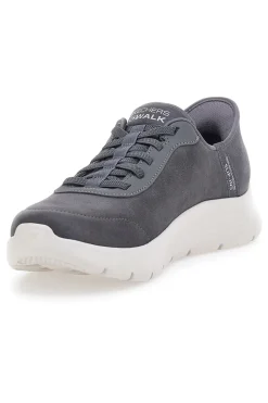 Sneakers Grigie Con Slip-Ins Skechers Go Walk Flex Smooth Motion