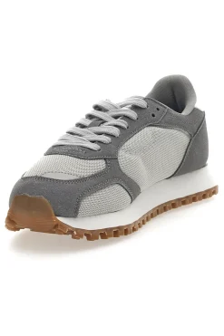 Sneakers Grigie Con Suola a Contasto Gas Spidy Mix