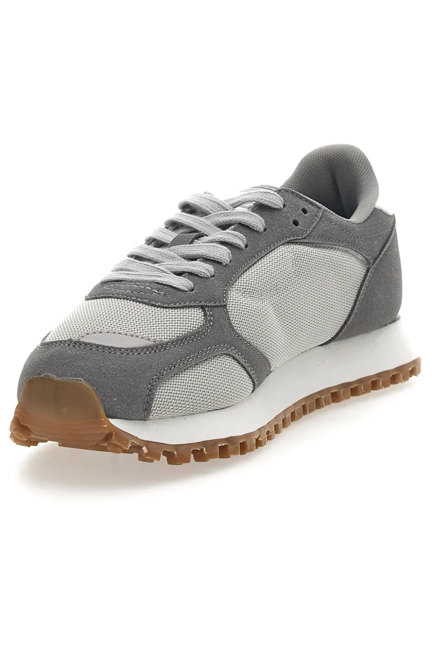 Sneakers Grigie Con Suola a Contasto Gas Spidy Mix
