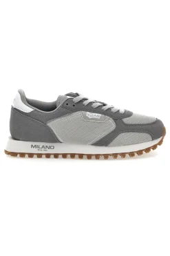 Sneakers Grigie Con Suola a Contasto Gas Spidy Mix