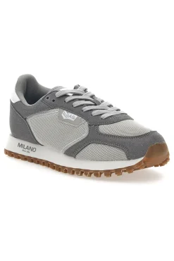 Sneakers Grigie Con Suola a Contasto Gas Spidy Mix