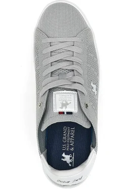 Sneakers Grigie con Tomaia Traforata U.S. POLO CLUB EMPIRE KNIT