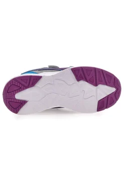 Sneakers grigie con velcro Diadora Falcon 5 SL JR V