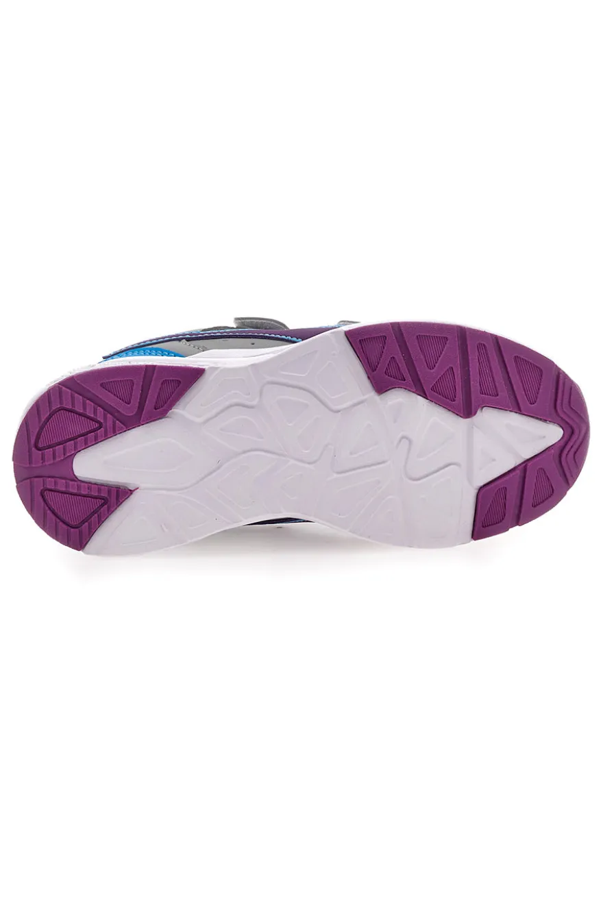 Sneakers grigie con velcro Diadora Falcon 5 SL JR V