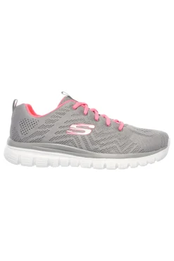 Sneakers Grigie da Donna Skechers Graceful Get Cobbected