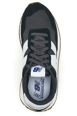 Sneakers grigie da ginnastica in pelle e tessuto New balance Ms237ga