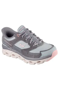 Sneakers grigie e azzurre con suola Glide-Step e Memory Foam Skechers Glide-Step Sole Paradise Valley