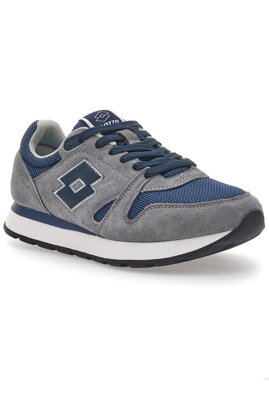 Sneakers Grigie e Blu Con Air Memory Foam Lotto Trainer Amf Msh