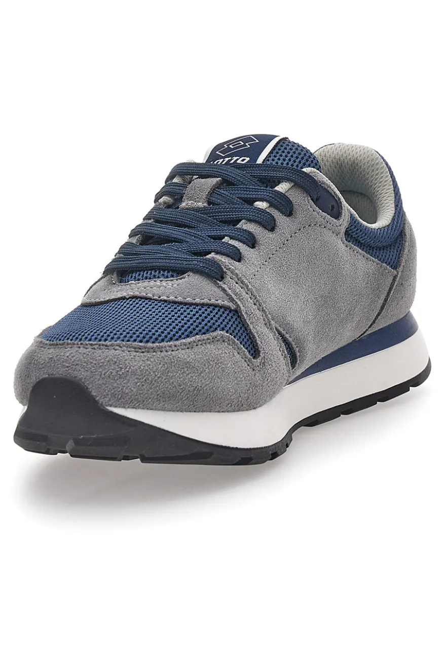 Sneakers Grigie e Blu Con Air Memory Foam Lotto Trainer Amf Msh