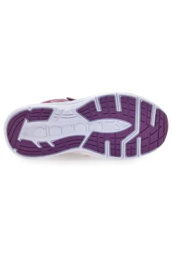Sneakers grigie e fucsia sportive con strappo Diadora Snipe 3 JR