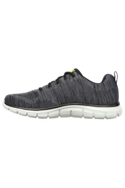 Sneakers Grigie e Lime Con Memory Foam Skechers Track Bucolo