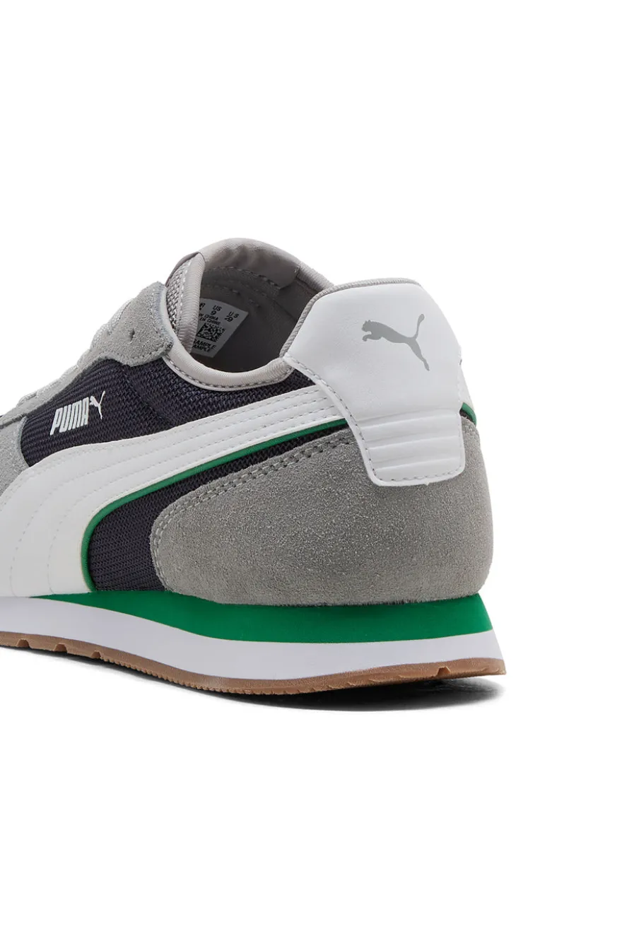 Sneakers grigie e navy in mesh con dettagli scamosciati Puma ST Miler