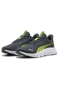 Sneakers grigie e verdi running leggere Puma Flexfocus Lite Modern Jr