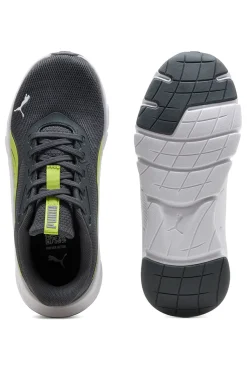 Sneakers grigie e verdi running leggere Puma Flexfocus Lite Modern Jr