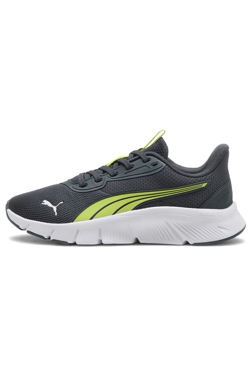 Sneakers grigie e verdi running leggere Puma Flexfocus Lite Modern Jr