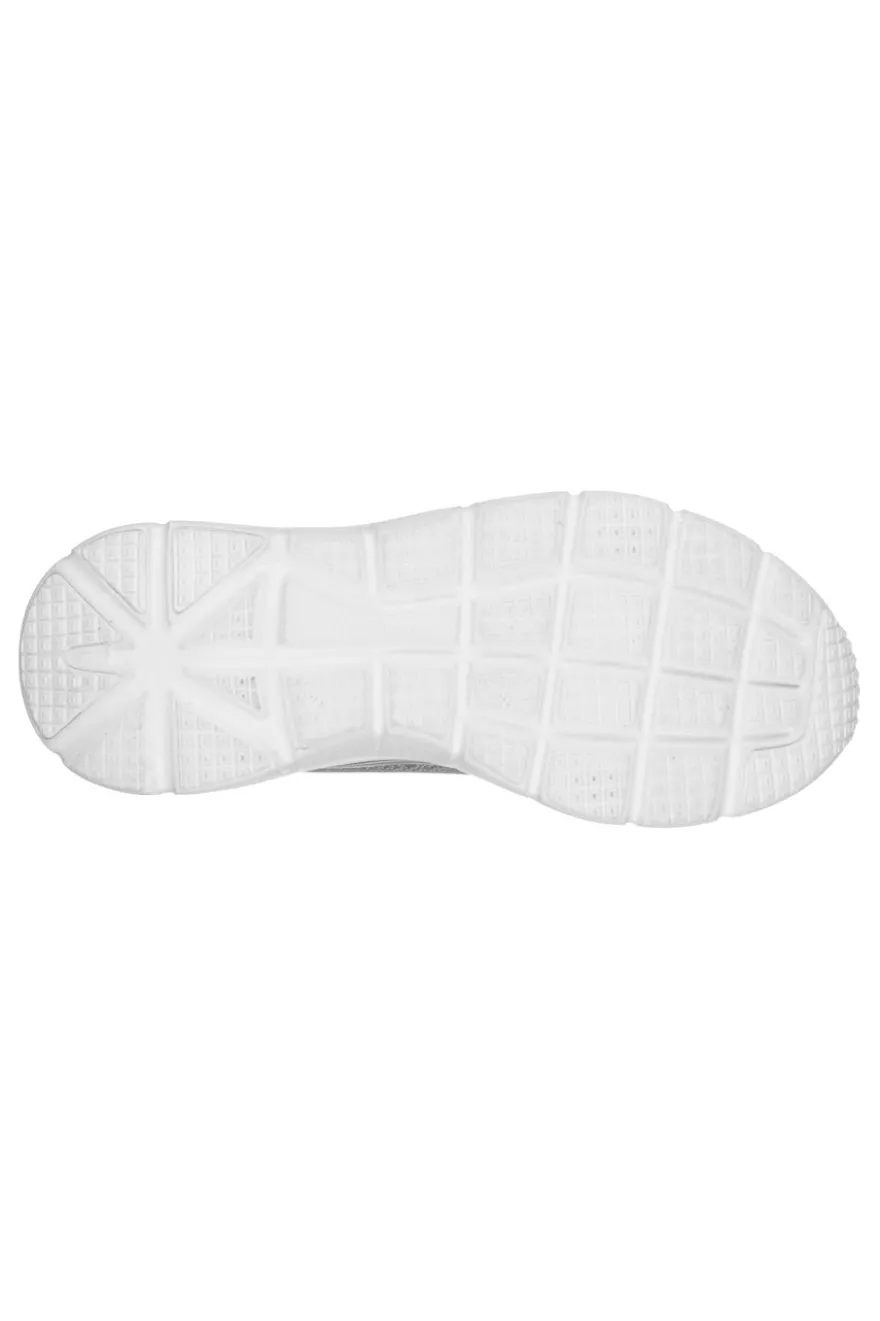 Sneakers grigie in mesh con memory foam Skechers Fashion fit bold boundaries