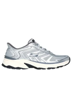 Sneakers grigie in mesh con Memory Foam Skechers Stamina Sport