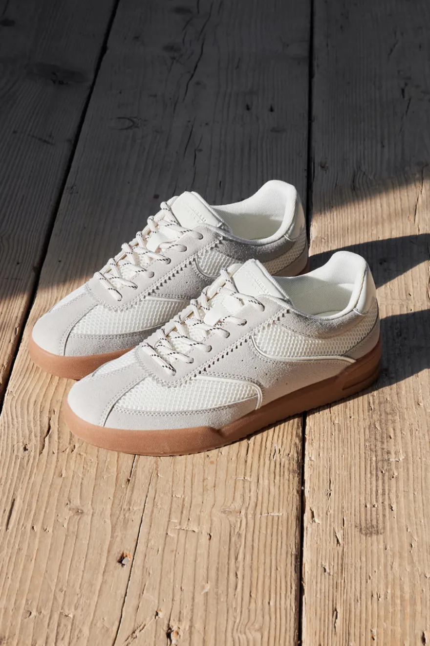 Sneakers grigie in pelle e mesh traspirante Pittarello Capsule BT261049002
