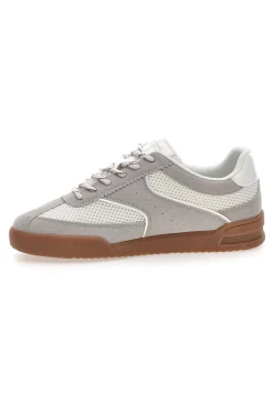 Sneakers grigie in pelle e mesh traspirante Pittarello Capsule BT261049002
