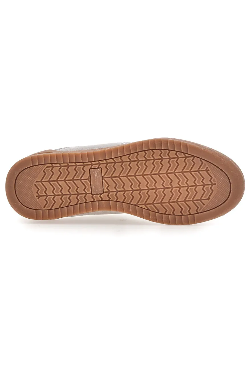 Sneakers grigie in pelle e mesh traspirante Pittarello Capsule BT261049002