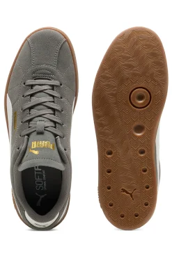 Sneakers Grigie in Pelle Puma Club II